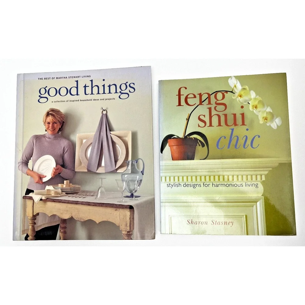 Martha Stewart Good Things and Feng Shui Chic Books Bundle